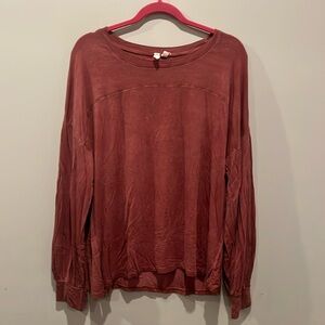 Loose Fitting Long Sleeve